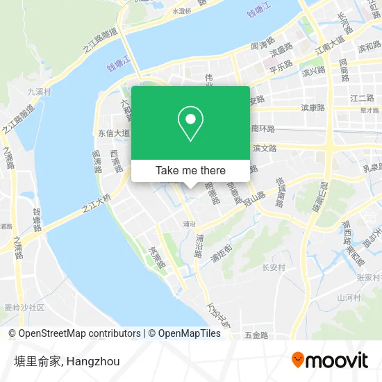 塘里俞家 map
