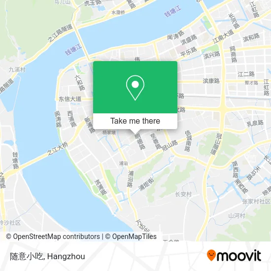 随意小吃 map