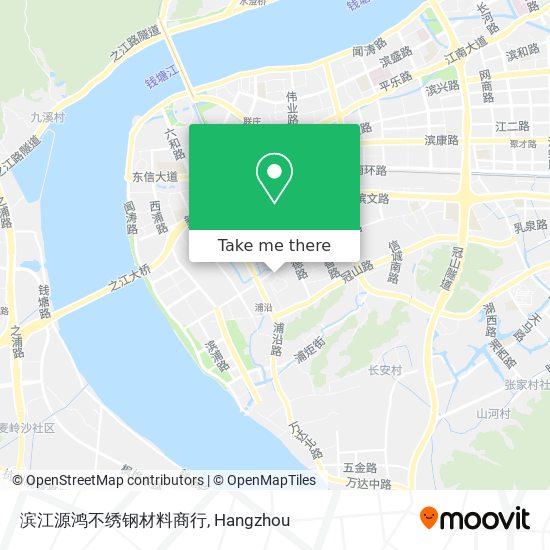 滨江源鸿不绣钢材料商行 map