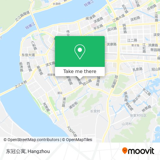 东冠公寓 map
