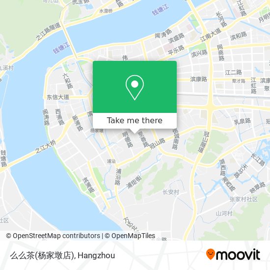 么么茶(杨家墩店) map