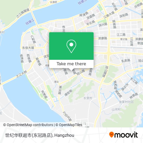 世纪华联超市(东冠路店) map