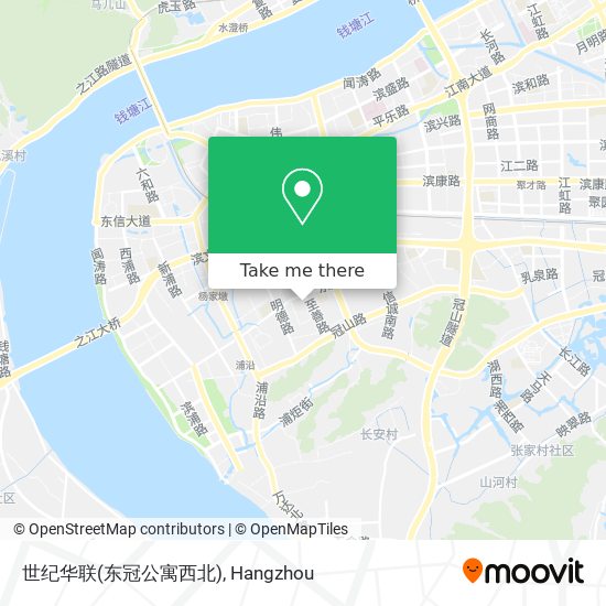 世纪华联(东冠公寓西北) map
