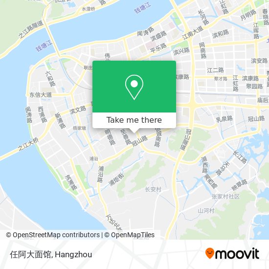 任阿大面馆 map