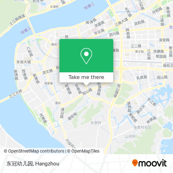 东冠幼儿园 map