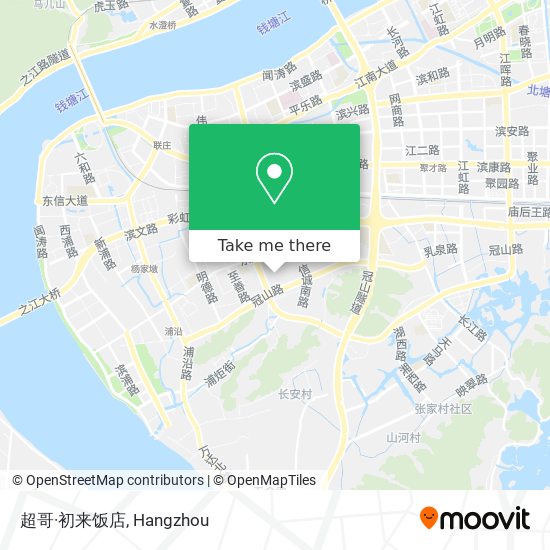 超哥·初来饭店 map