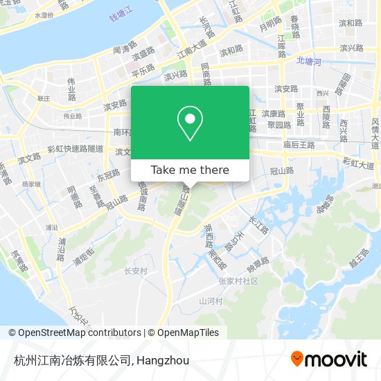 杭州江南冶炼有限公司 map