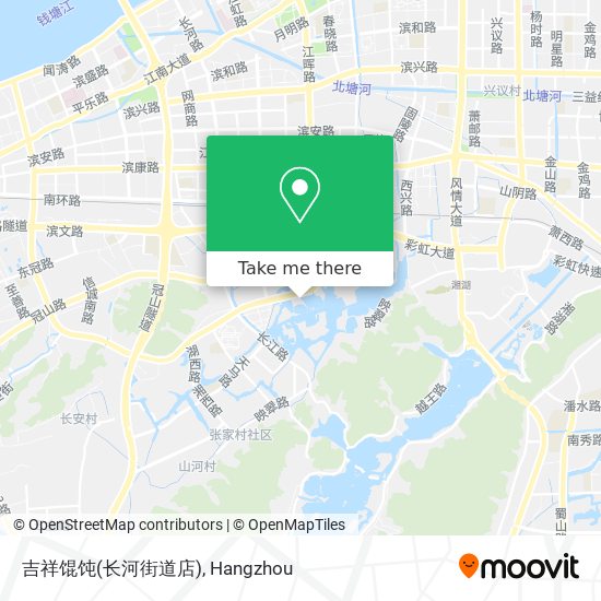 吉祥馄饨(长河街道店) map