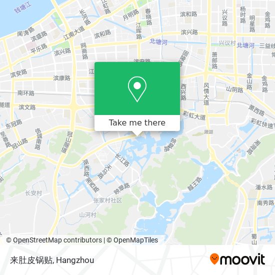 来肚皮锅贴 map