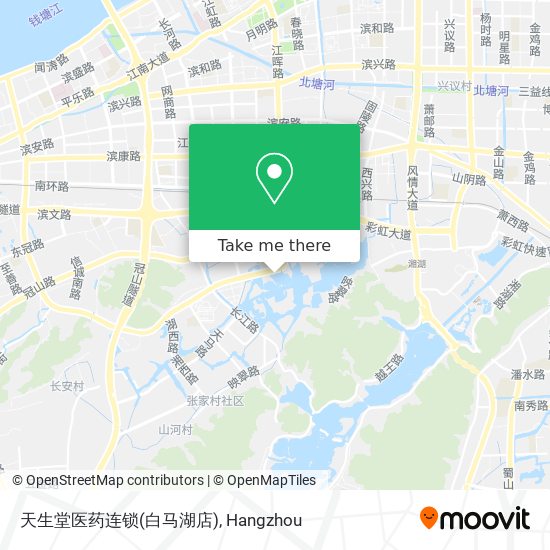 天生堂医药连锁(白马湖店) map