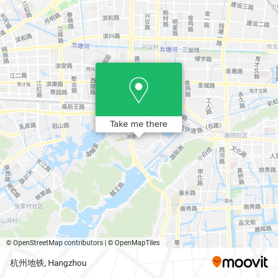 杭州地铁 map
