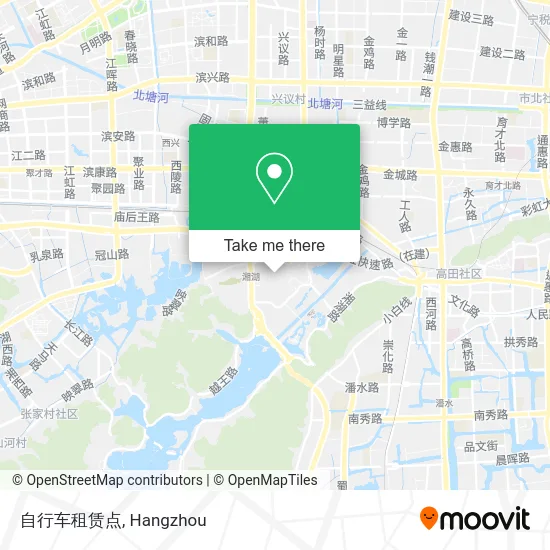 自行车租赁点 map