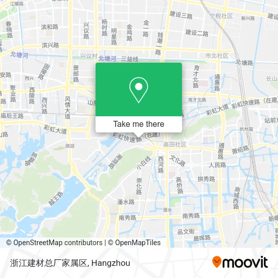 浙江建材总厂家属区 map