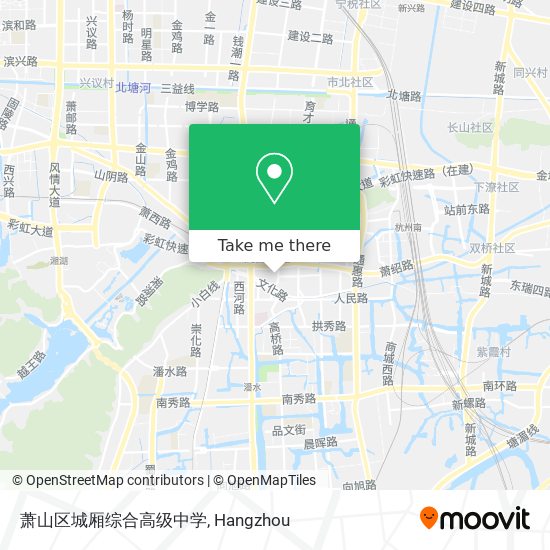 萧山区城厢综合高级中学 map