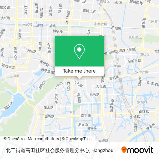 北干街道高田社区社会服务管理分中心 map