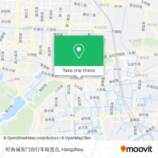旺角城东门自行车租赁点 map