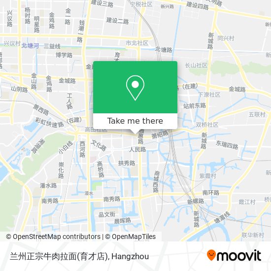 兰州正宗牛肉拉面(育才店) map