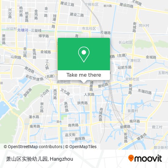 萧山区实验幼儿园 map
