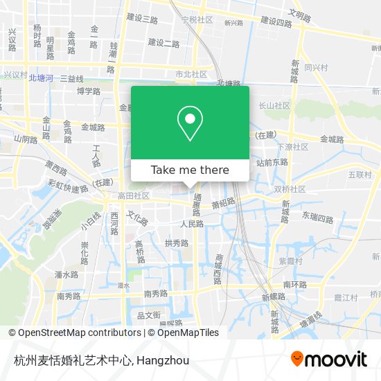 杭州麦恬婚礼艺术中心 map