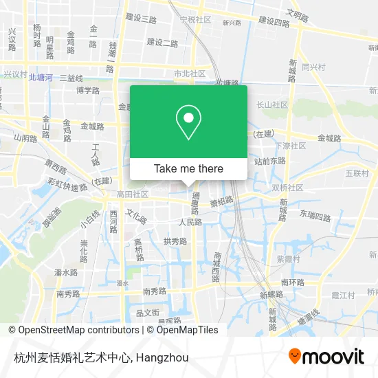 杭州麦恬婚礼艺术中心 map