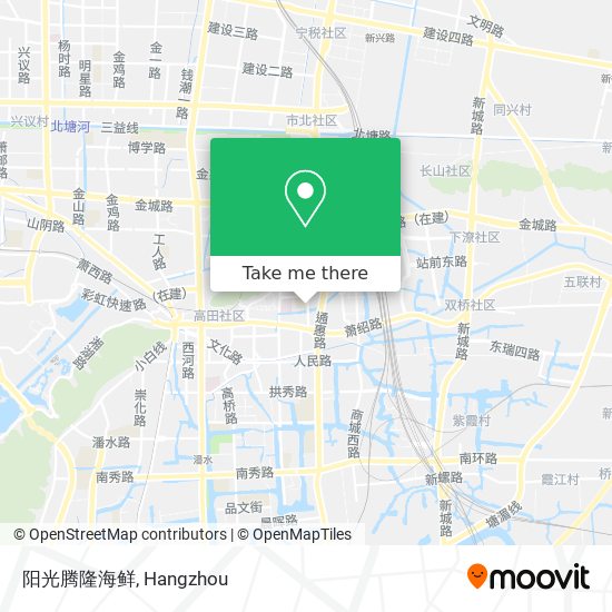 阳光腾隆海鲜 map