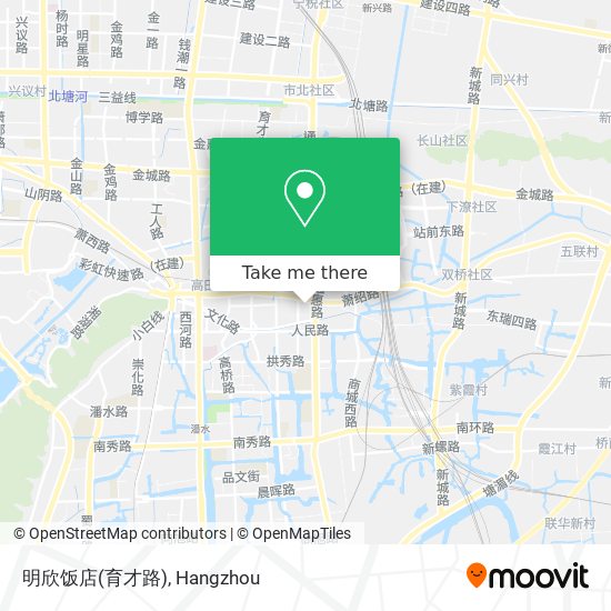 明欣饭店(育才路) map