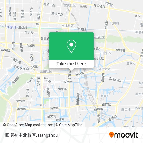 回澜初中北校区 map