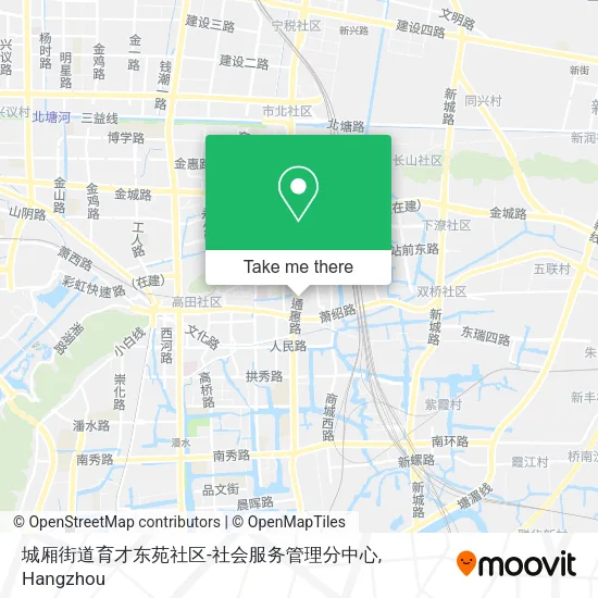 城厢街道育才东苑社区-社会服务管理分中心 map