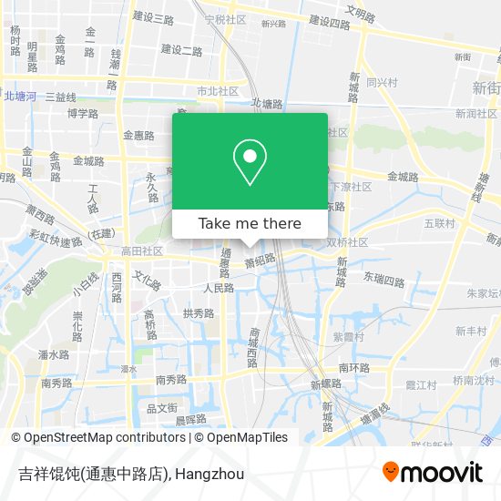吉祥馄饨(通惠中路店) map