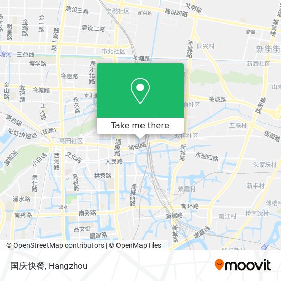 国庆快餐 map