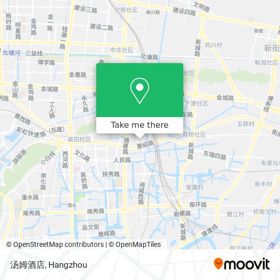 汤姆酒店 map