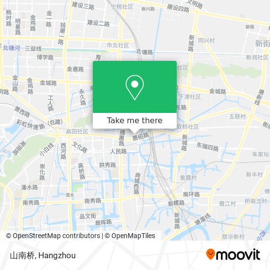 山南桥 map