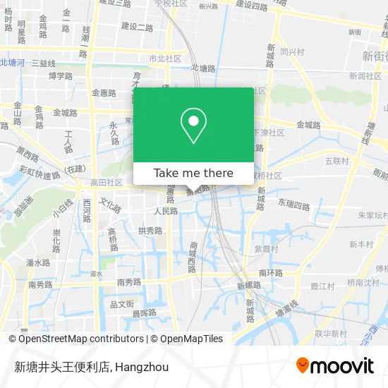 新塘井头王便利店 map