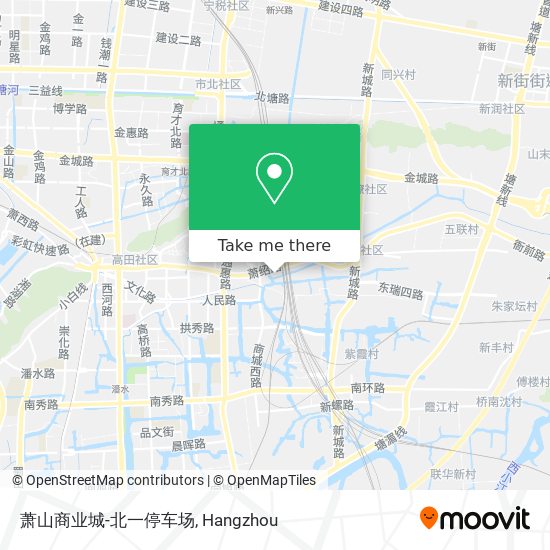萧山商业城-北一停车场 map