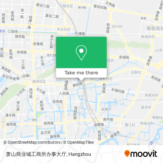 萧山商业城工商所办事大厅 map