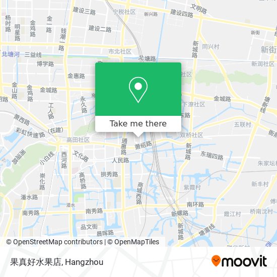 果真好水果店 map