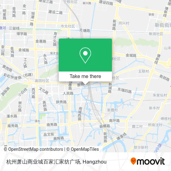 杭州萧山商业城百家汇家纺广场 map