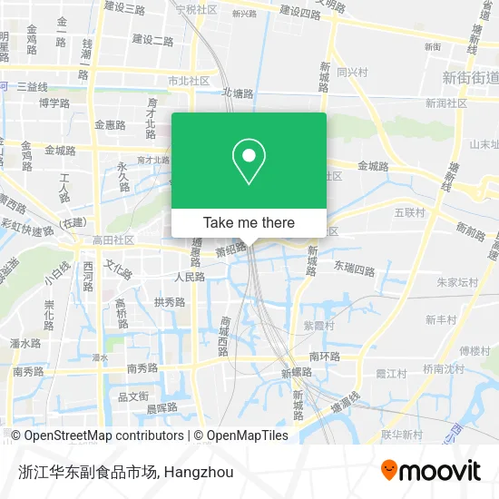 浙江华东副食品市场 map