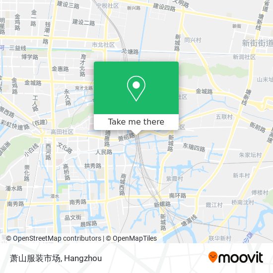 萧山服装市场 map