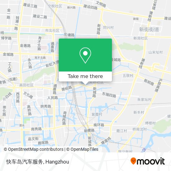 快车岛汽车服务 map