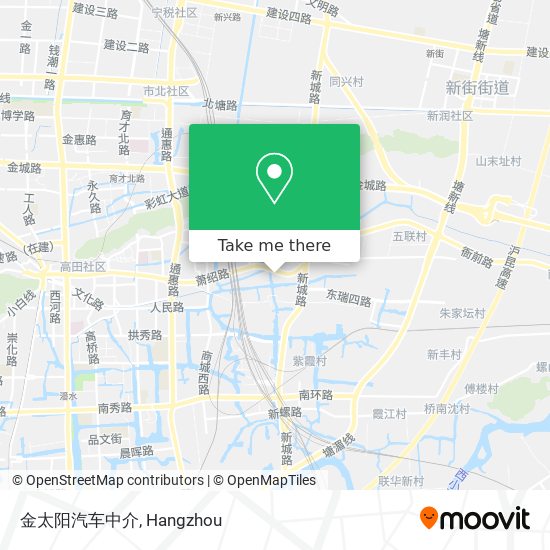 金太阳汽车中介 map