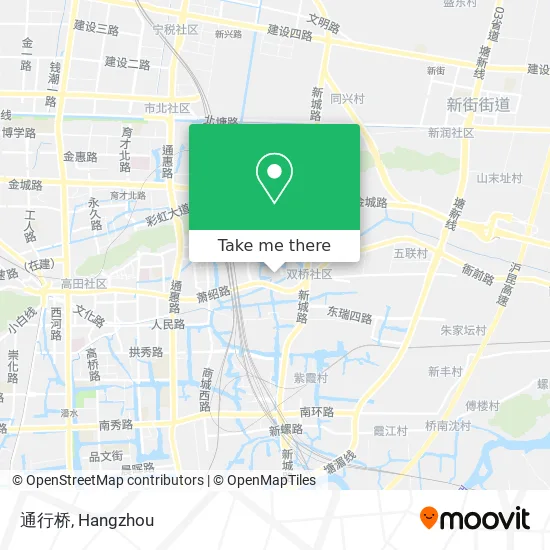 通行桥 map
