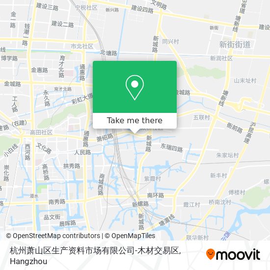 杭州萧山区生产资料市场有限公司-木材交易区 map