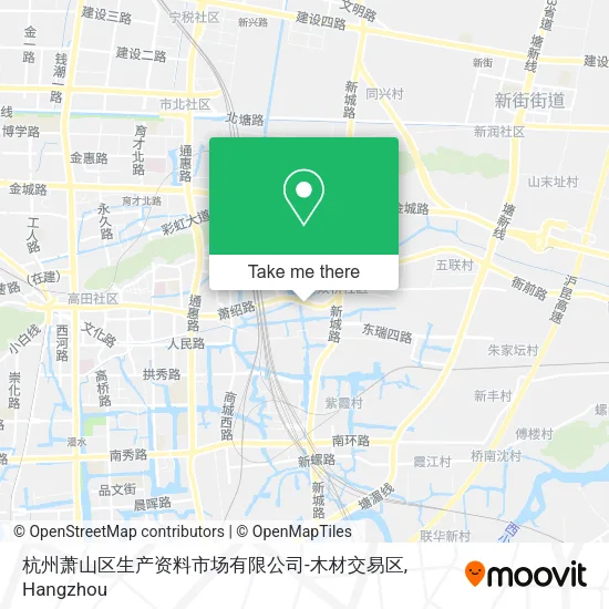 杭州萧山区生产资料市场有限公司-木材交易区 map