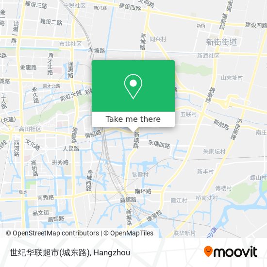 世纪华联超市(城东路) map