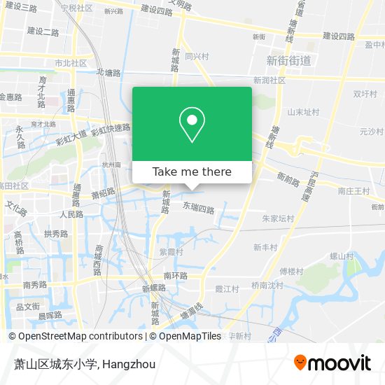 萧山区城东小学 map