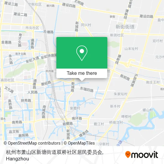 杭州市萧山区新塘街道双桥社区居民委员会 map