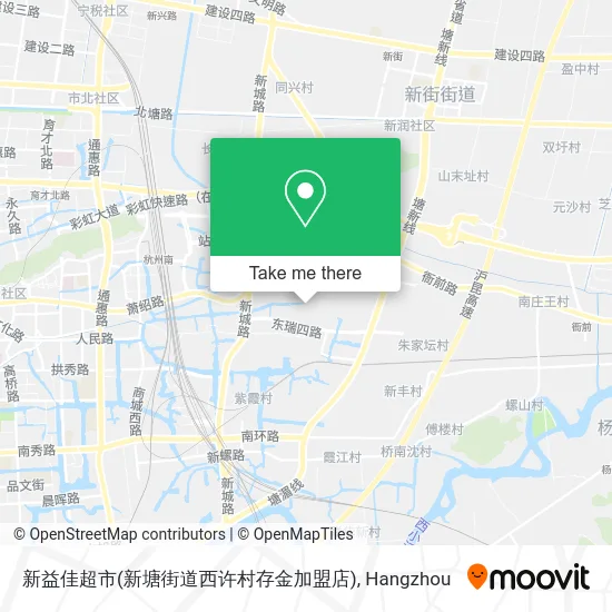 新益佳超市(新塘街道西许村存金加盟店) map