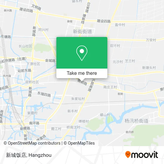 新城饭店 map