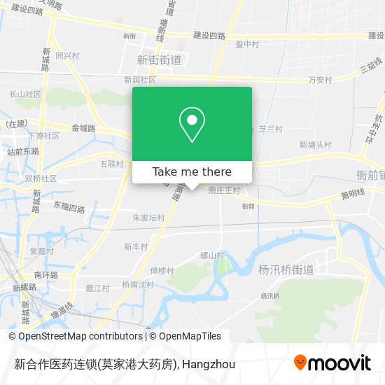 新合作医药连锁(莫家港大药房) map